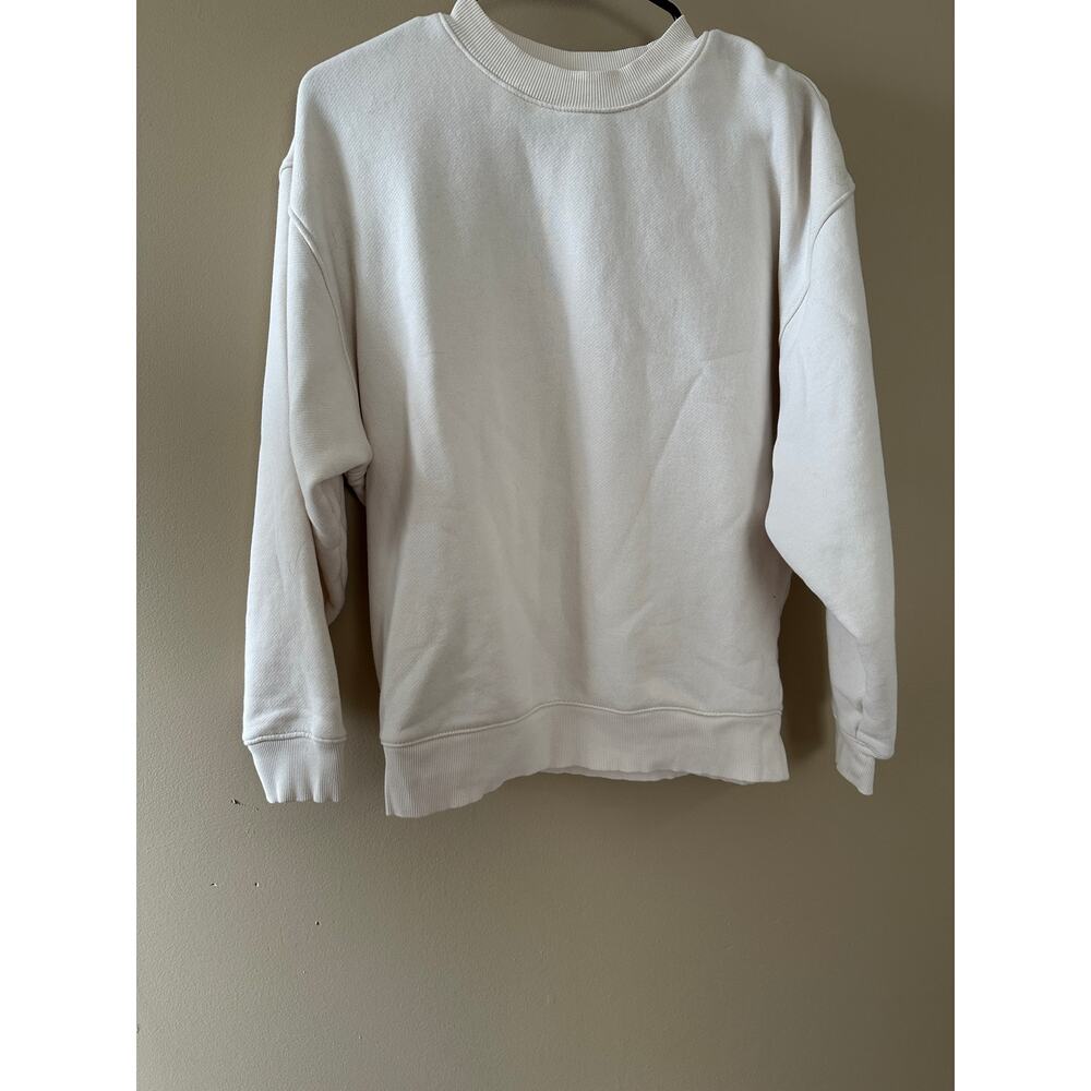 Universal Thread Cream Pullover Crewneck Sweatshirt - Picture 2 of 4